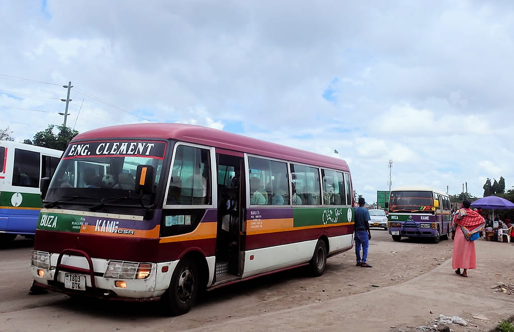 A bus stop for DalaDalas