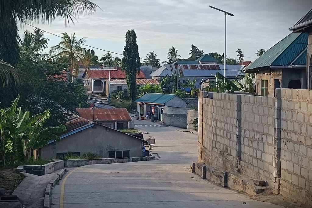 Tar Road with Speed bumps